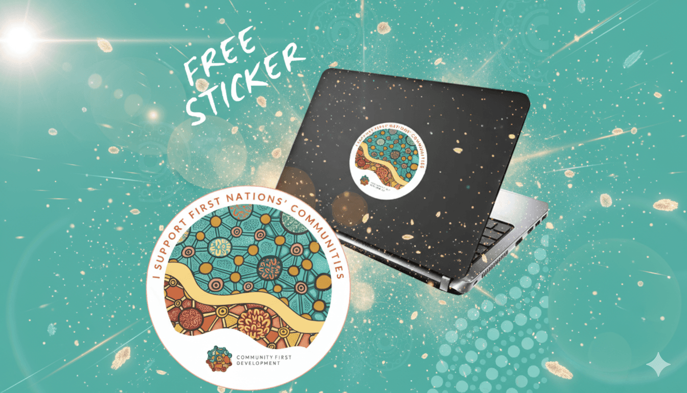 Add Your Voice – Free First Nations Community Support Sticker