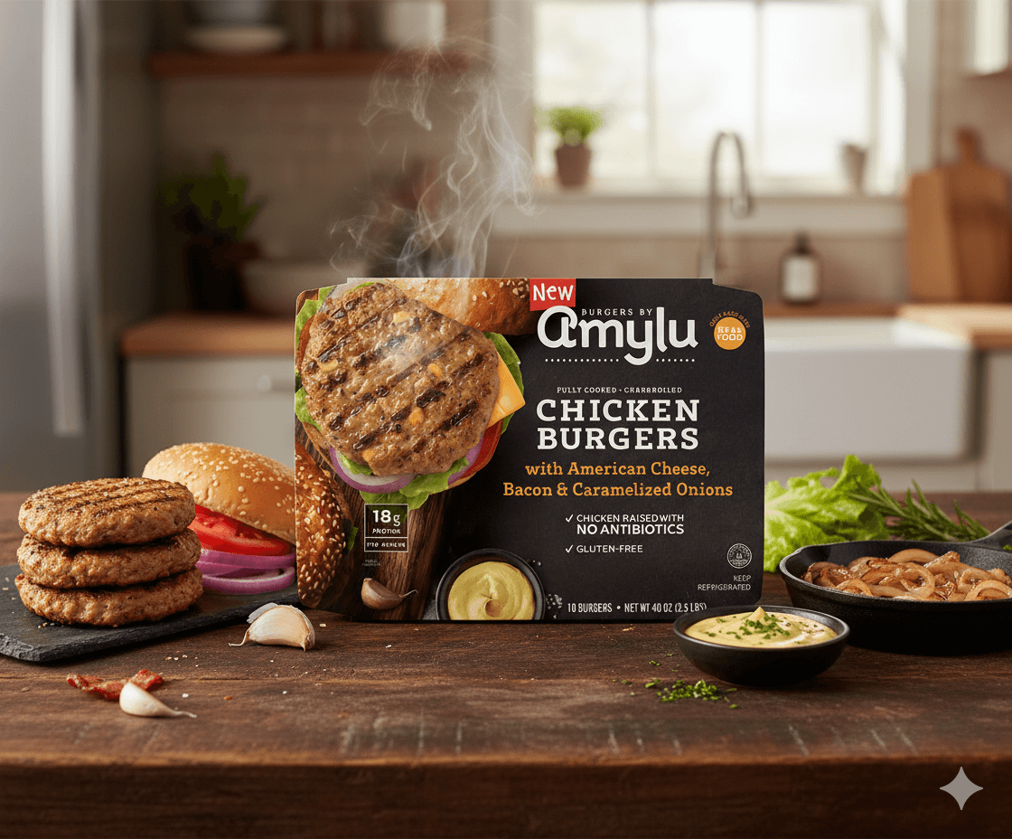 Taste the Grill at Home – FREE Amylu Charbroiled Chicken Burgers!