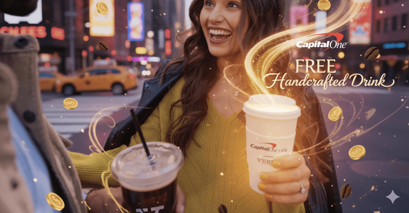 Flash Your Capital One Card for a FREE Handcrafted Beverage!
