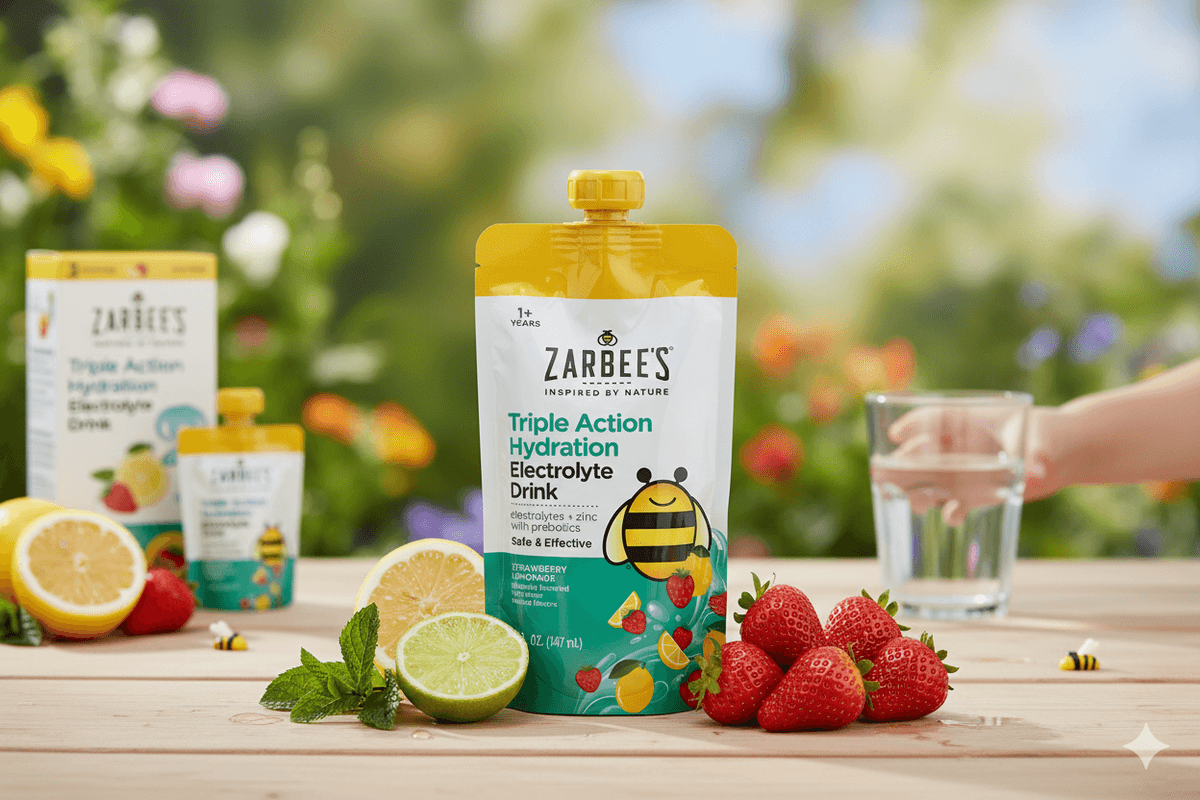 Boost Kid Hydration with a FREE Zarbee’s Electrolyte Drink Sample!