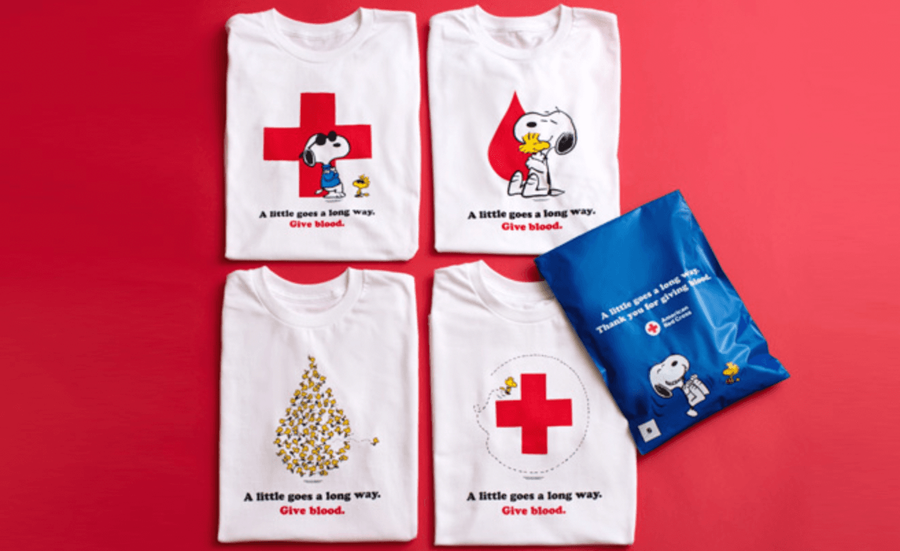 Support the Red Cross & Claim Your FREE Peanuts Tee Today!
