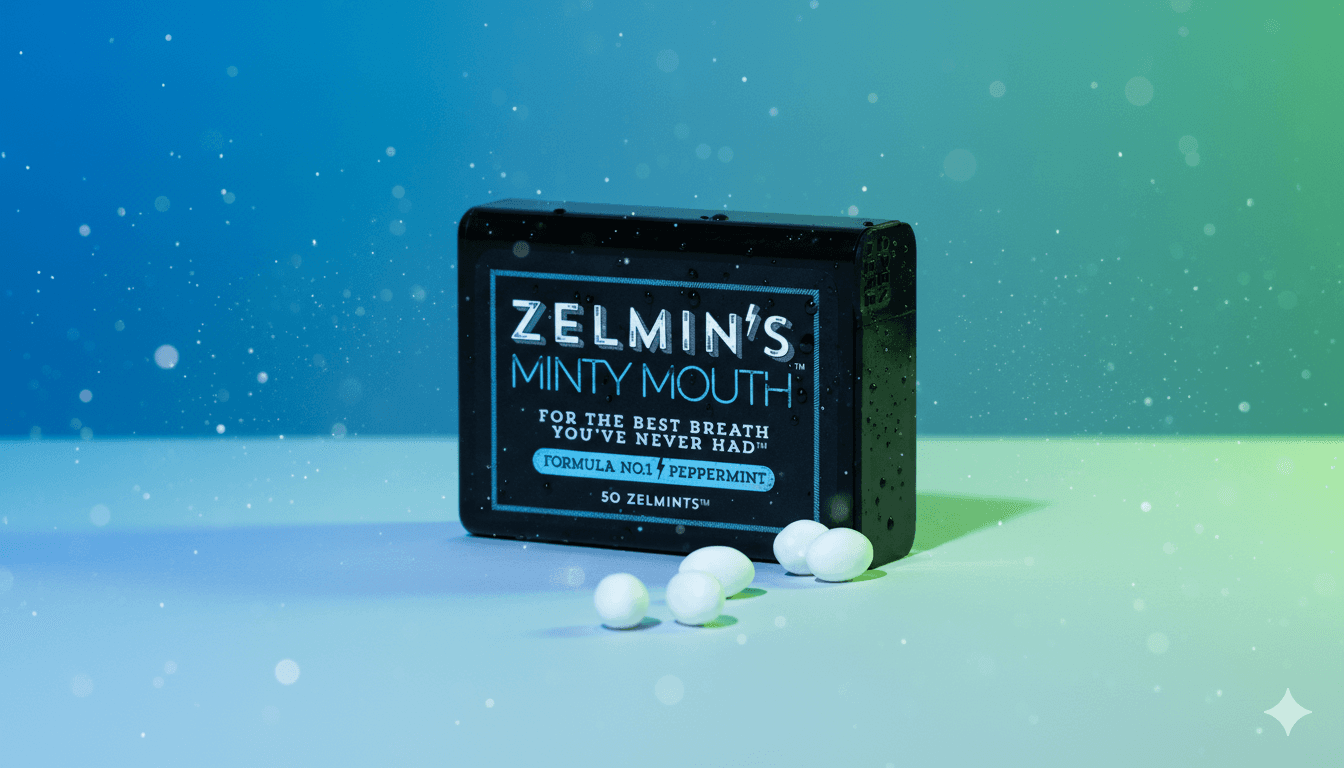 Say Goodbye to Bad Breath – FREE Zelmin’s Mint Sample!