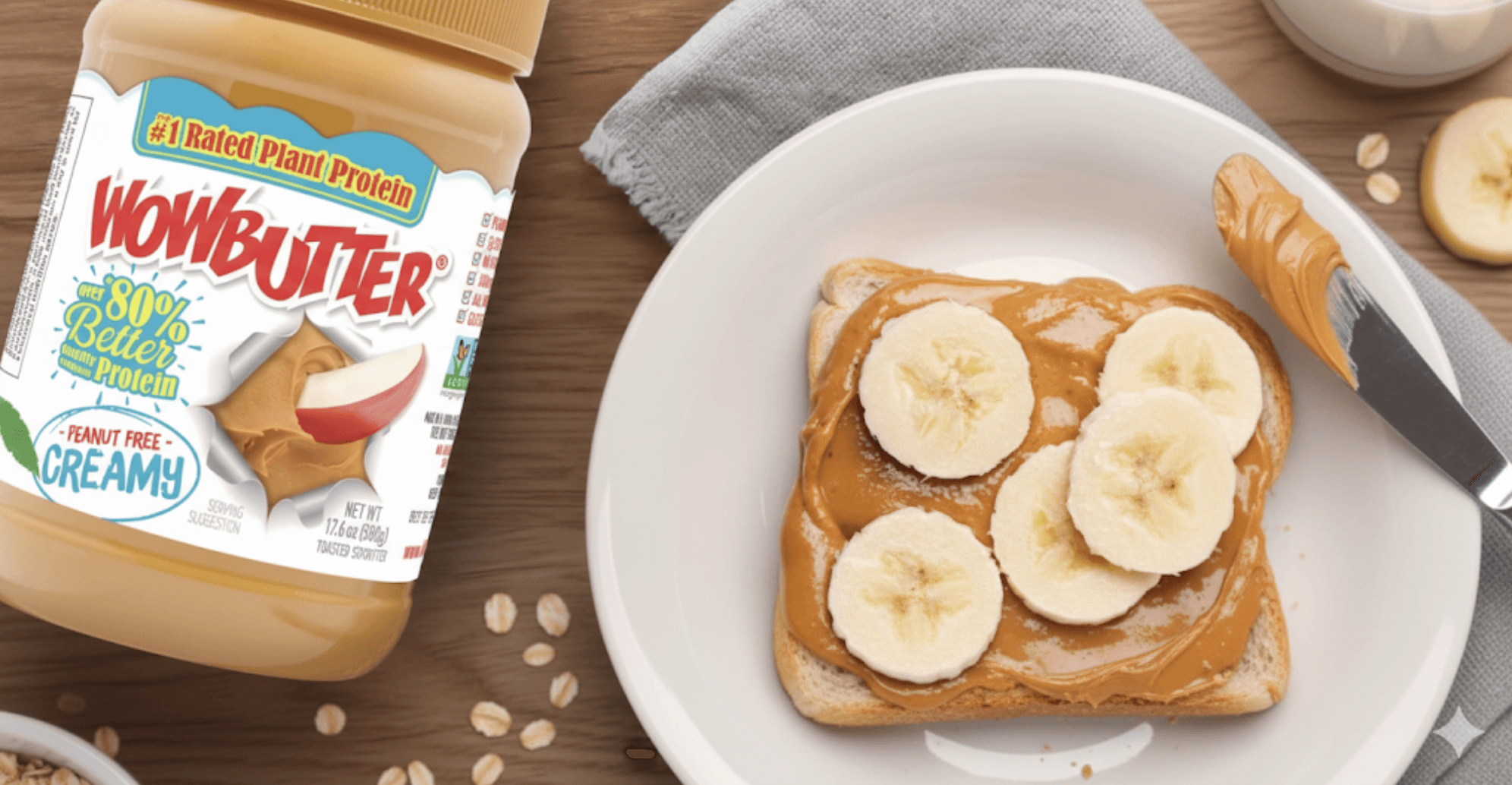 Taste the Peanut-Free Difference – FREE WowButter Spread!