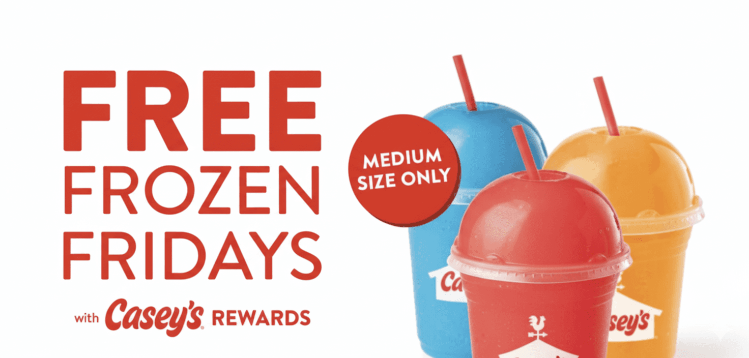 Freezy Fridays at Casey’s – Grab Your FREE Frozen Drink!