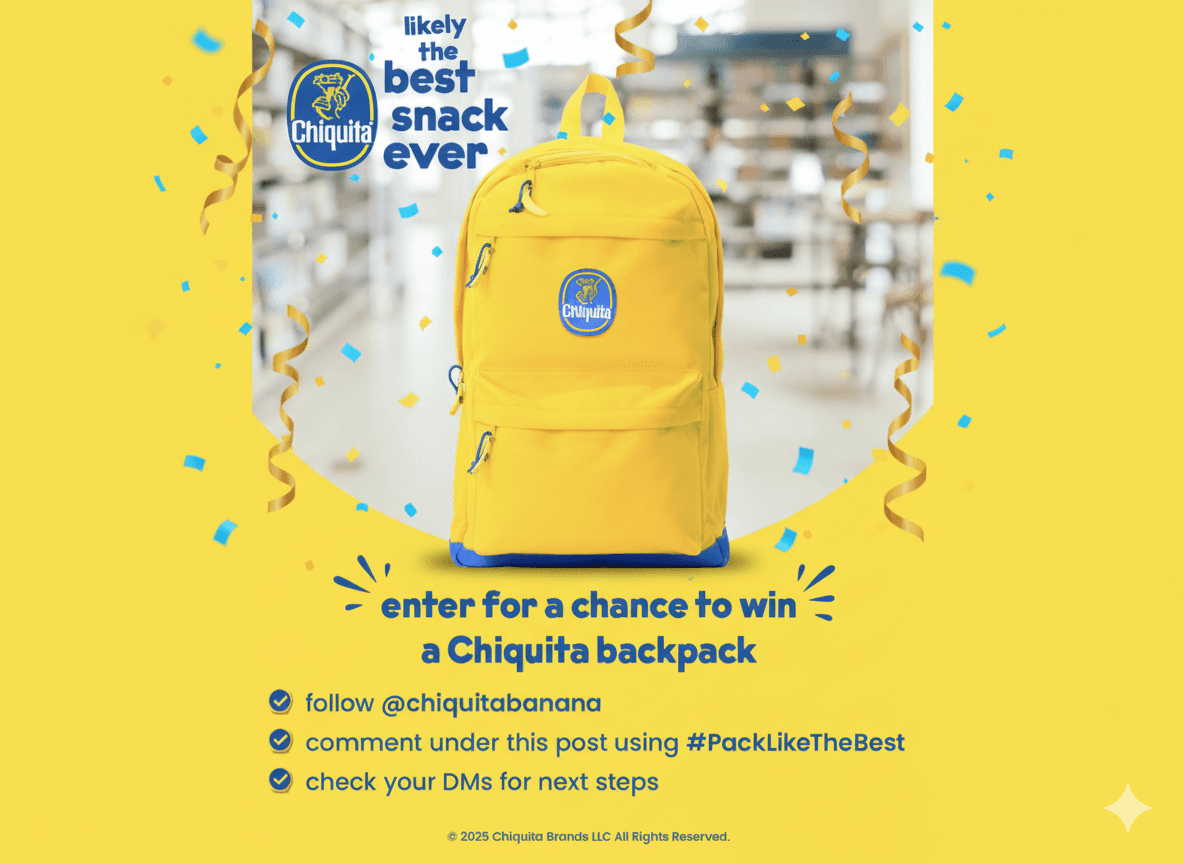 The Best is Back and Better Than Ever — Chiquita Giveaway!