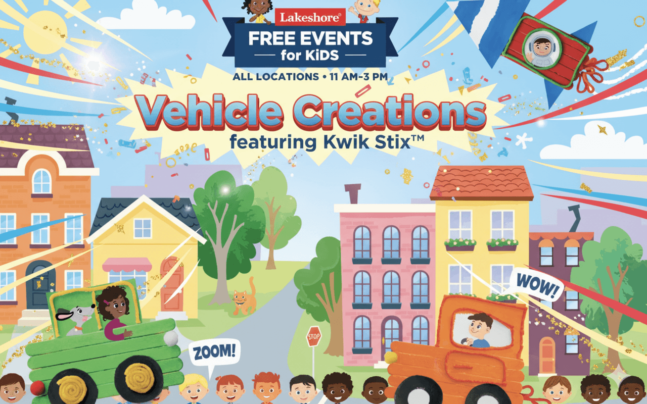 Build & Play: FREE Kids Vehicle Creations at Lakeshore!