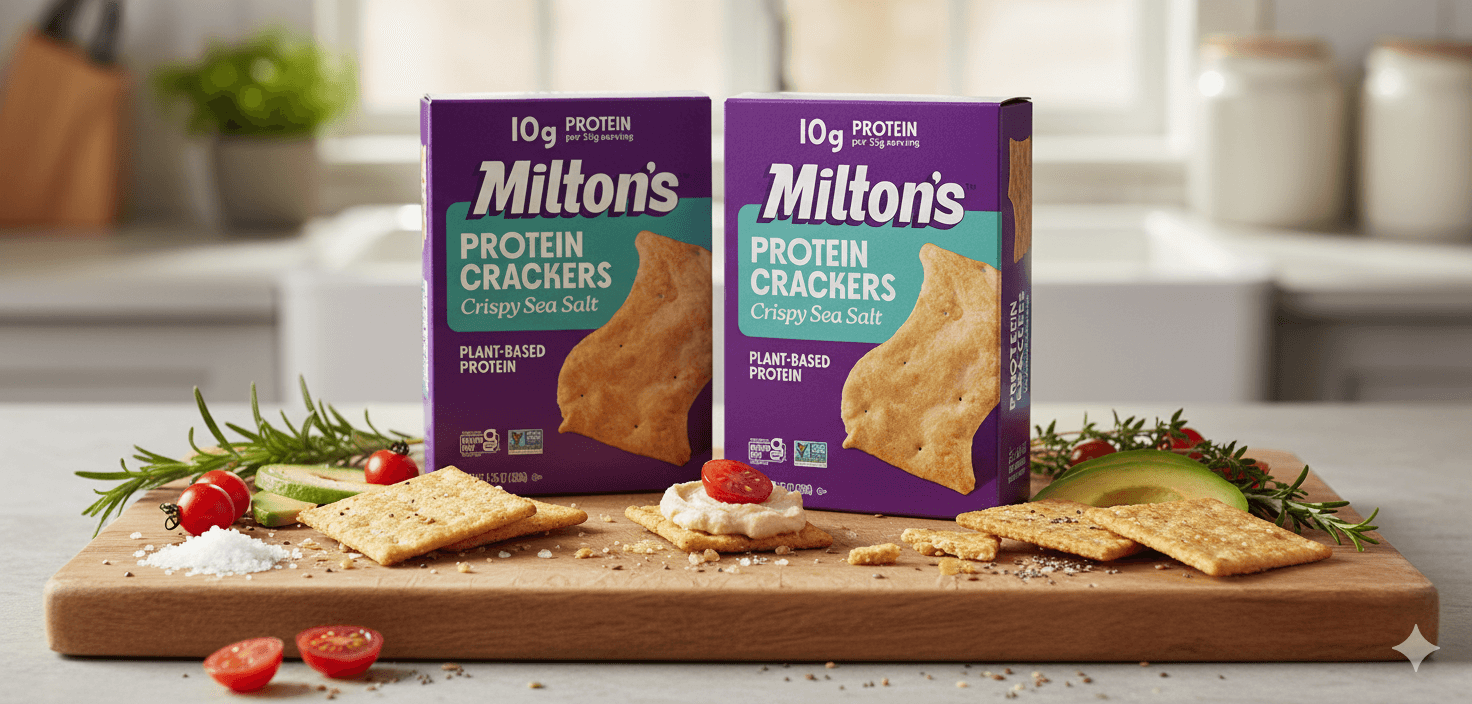 Hurry! FREE Pack of Milton’s Protein Crackers at Sprouts!