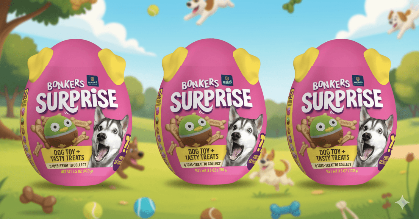 Surprise Your Pup with FREE BONKERS Treats and Toy!