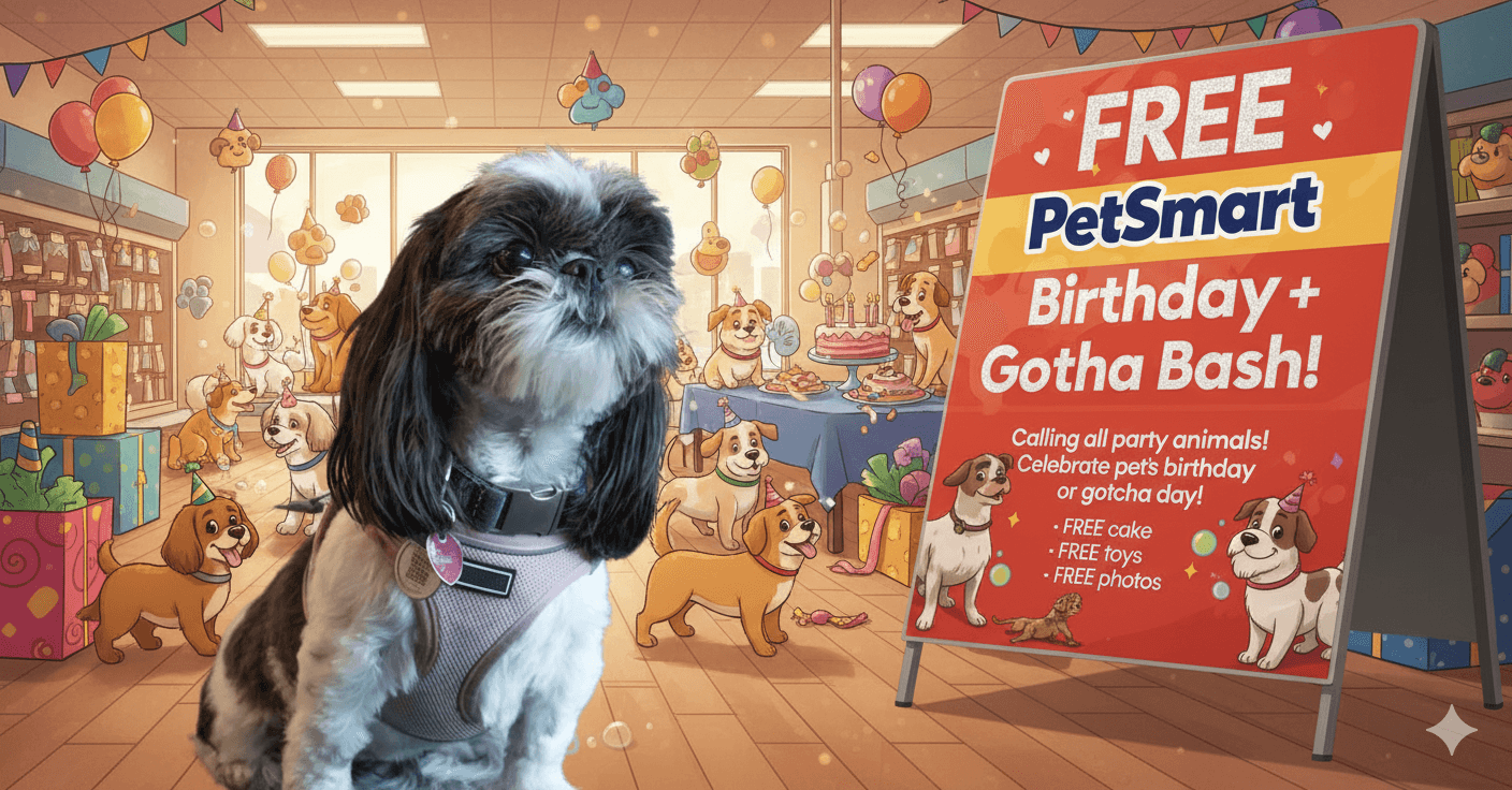 Paw-ty Time! FREE Birthday and Gotcha Bash for Your Pet at PetSmart!