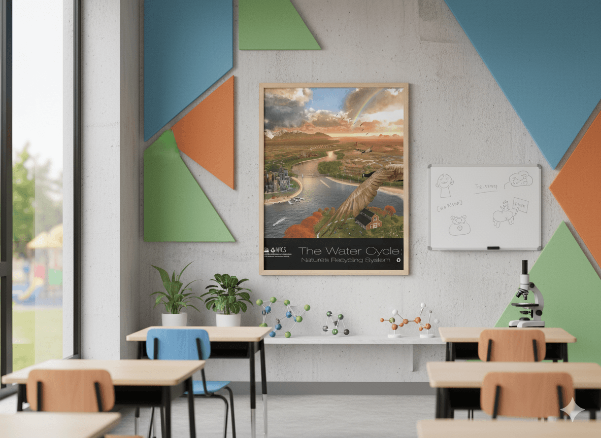 Turn Classrooms into Learning Zones – Free Water Cycle Poster!