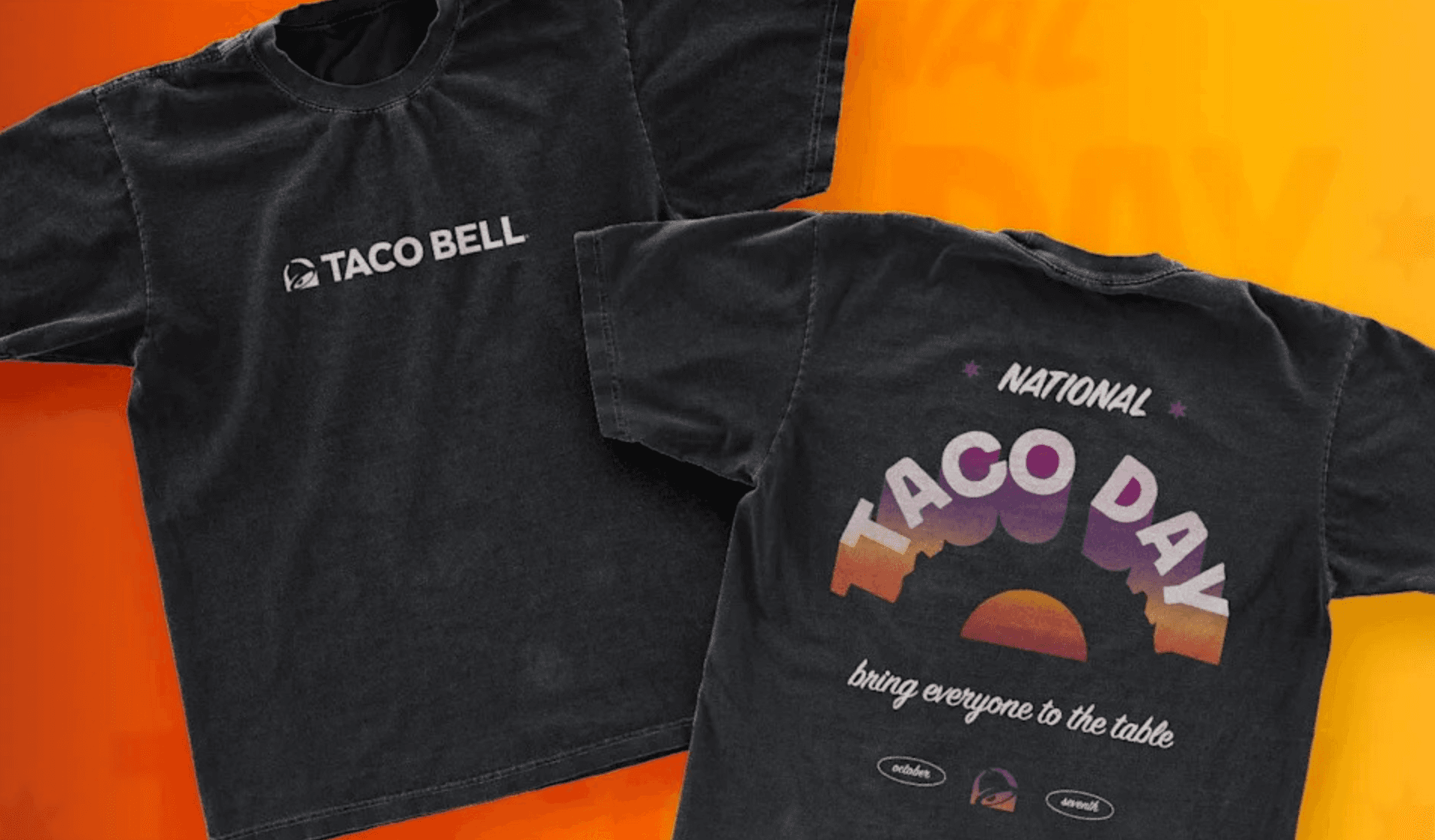 Show Off Your Taco Passion – FREE Taco Bell Taco Day Shirt!