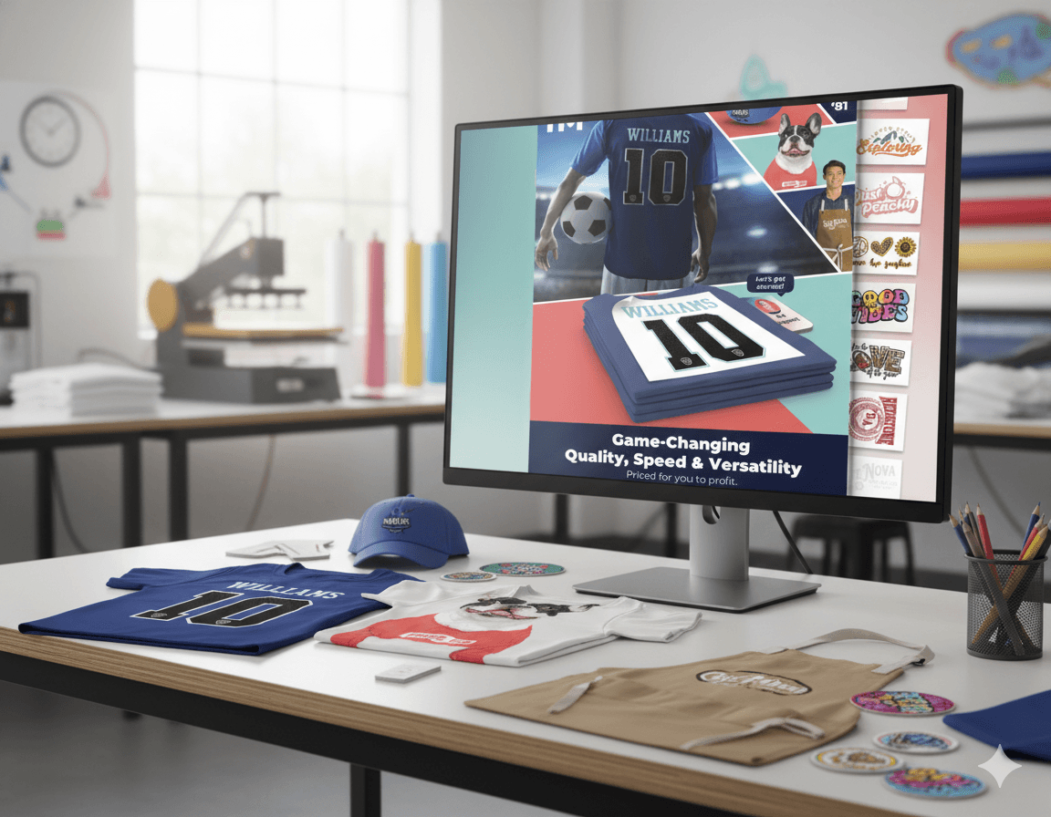 Feel the Quality – Free Heat Transfer Sample Pack Shipped Free!