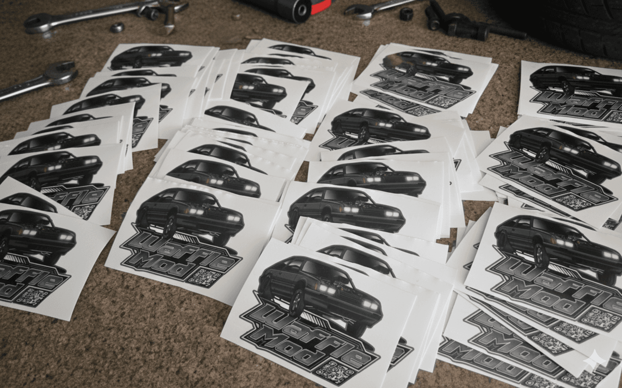 Your Gear Needs This – Free WaffleMod Sticker Inside!