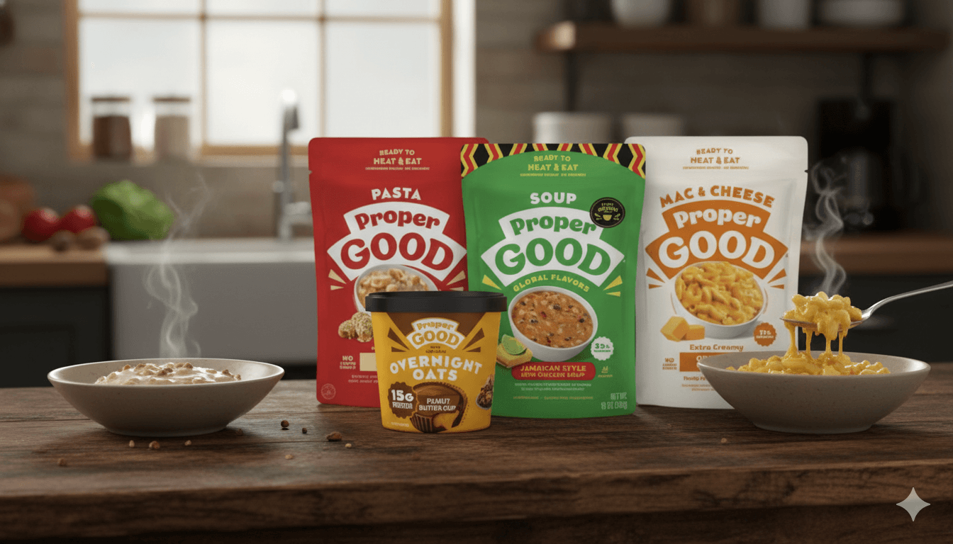 Your Next Easy Meal: Proper Good Soup, Pasta & Oats!