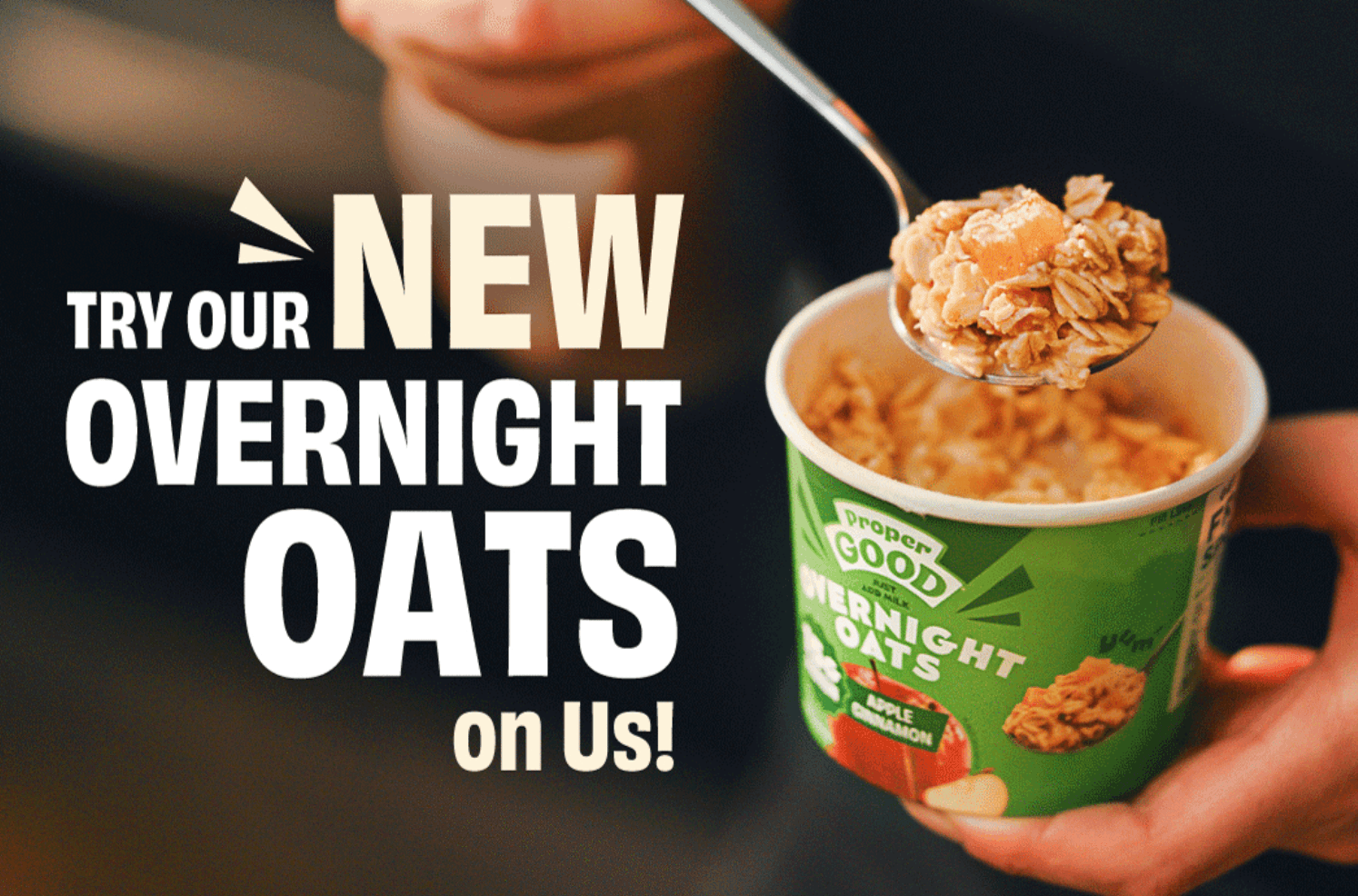 Get Your Morning Fix FREE — Proper Good Overnight Oats at Walmart