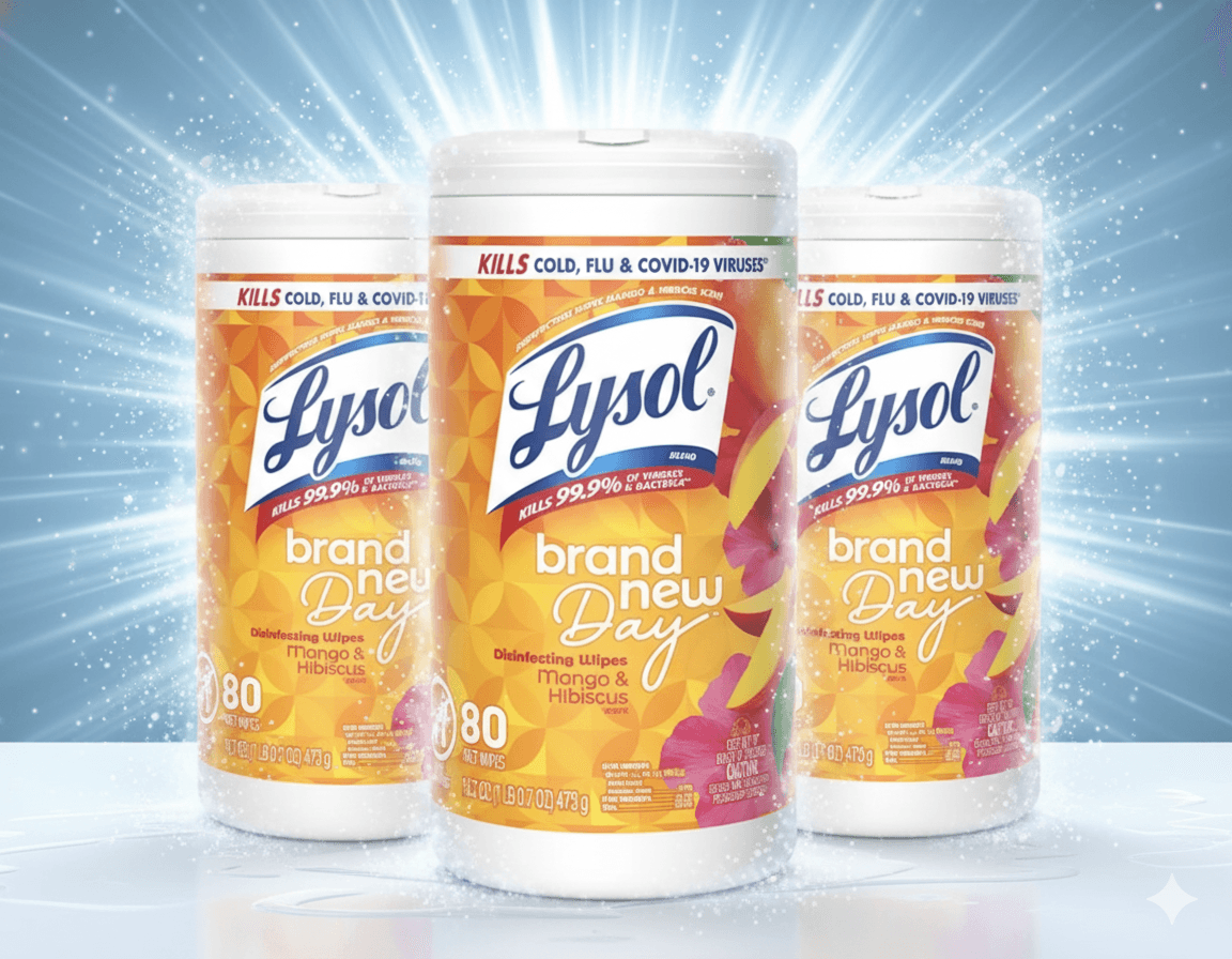 A Burst of Freshness! Free LYSOL Brand New Day Wipes