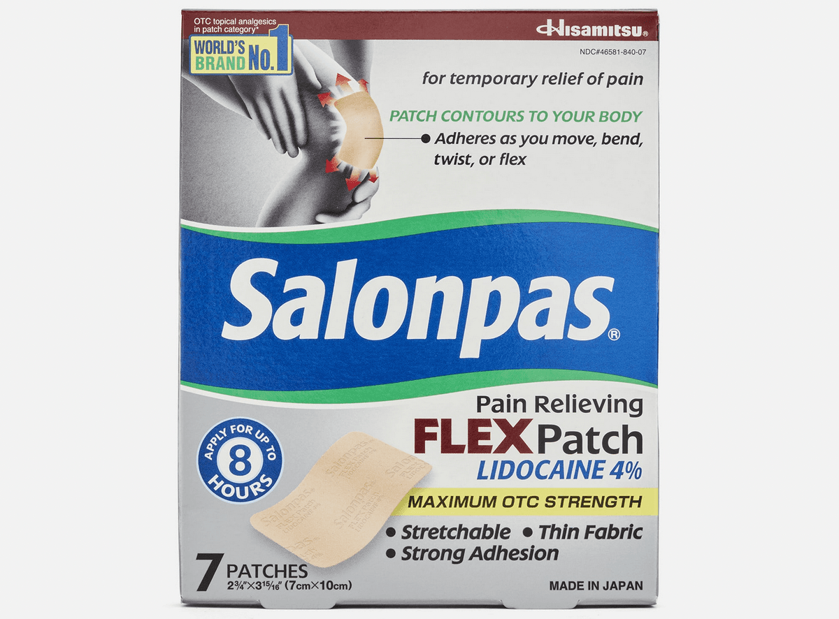 Your Flex Pain Fix — Free Salonpas Patch!