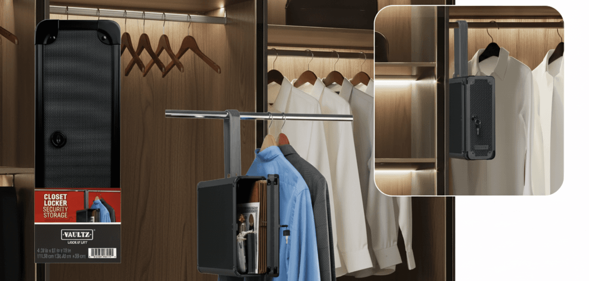 Your Closet Needs This – Free Locking Safe Inside!