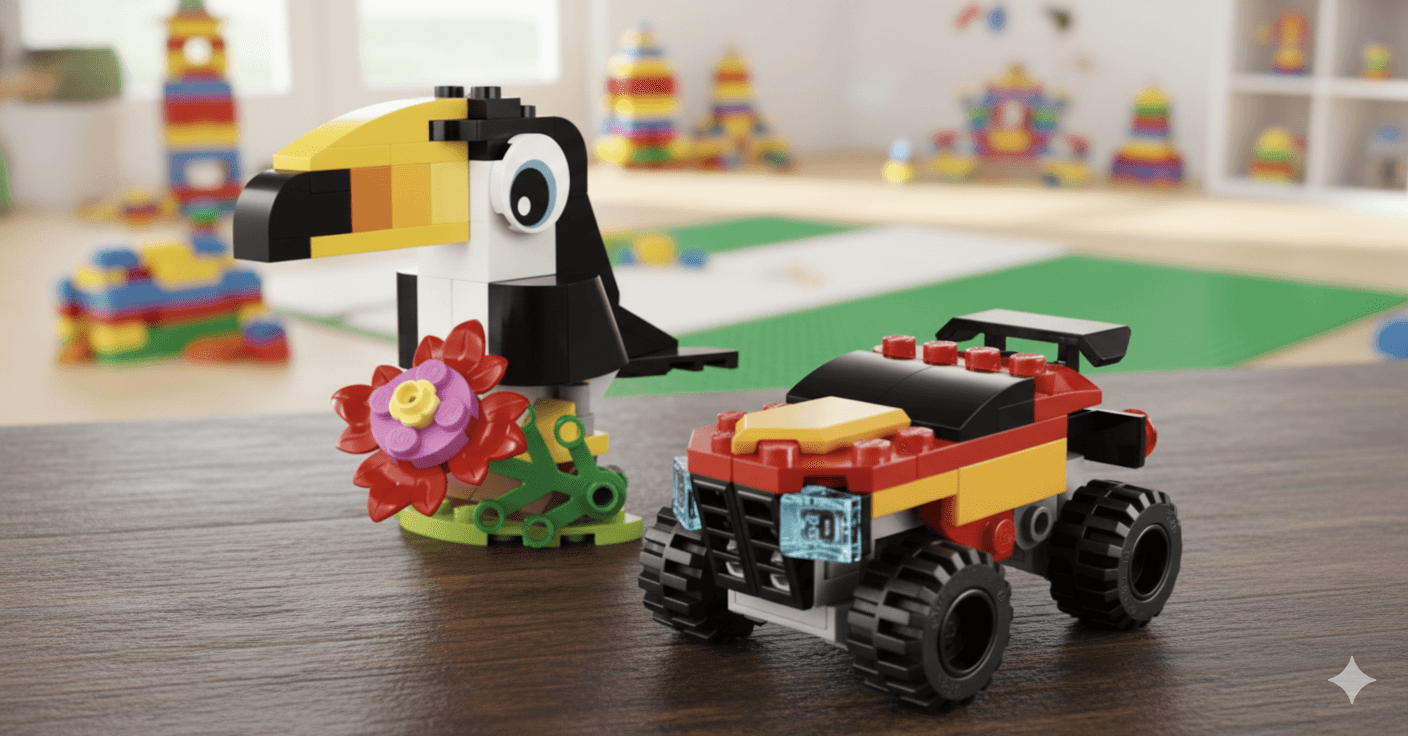LEGO Fun Awaits – Free Toucan or Monster Truck at JCPenney!
