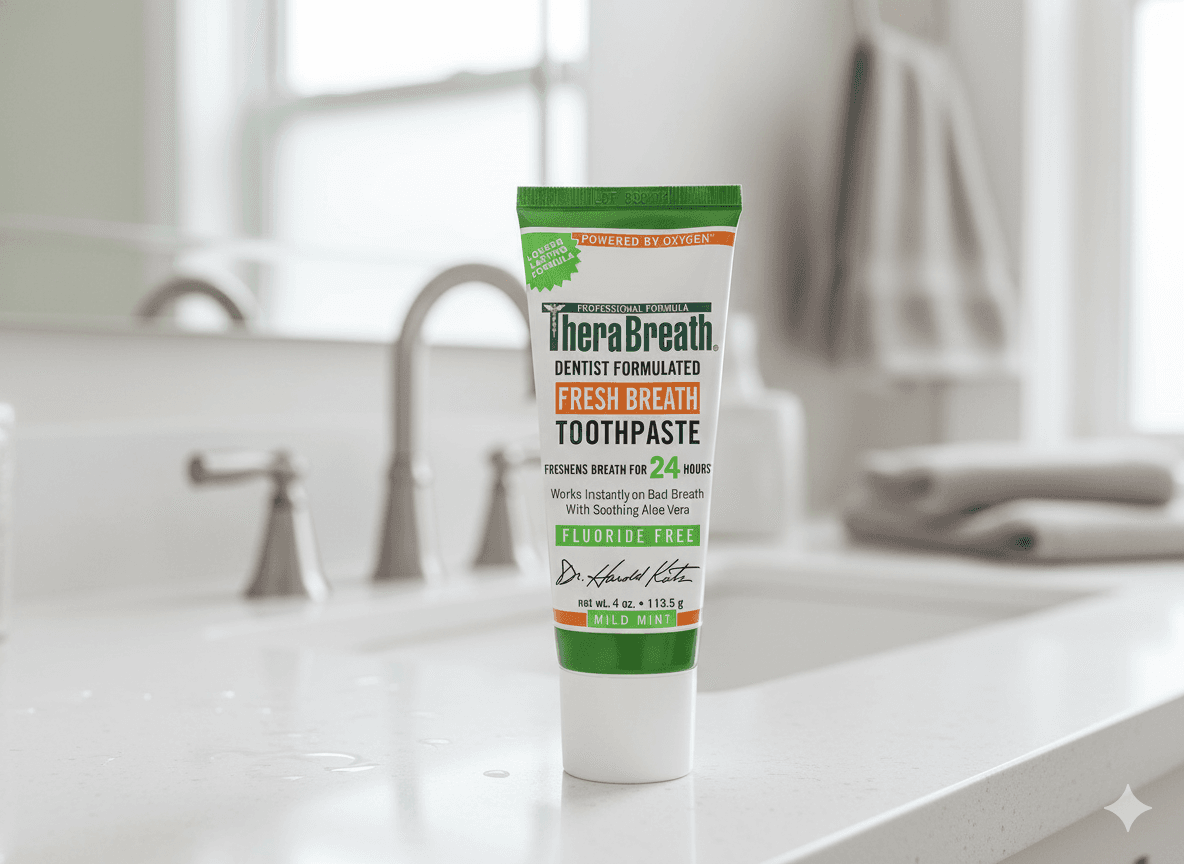 Don’t Pay $13.99 — Get TheraBreath Toothpaste FREE!