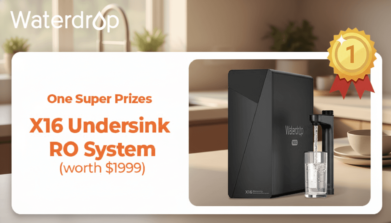 Waterdrop Black Friday Clean Water Giveaway