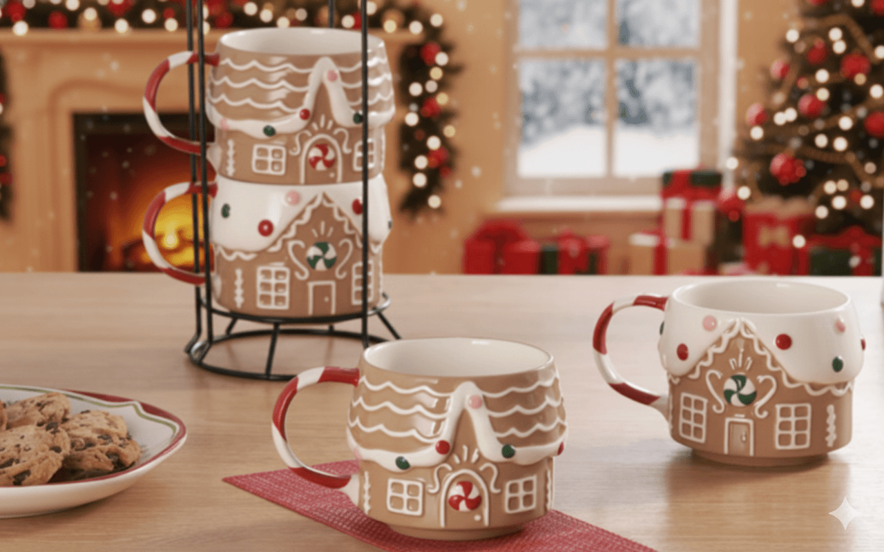 Gingerbread Mug Set