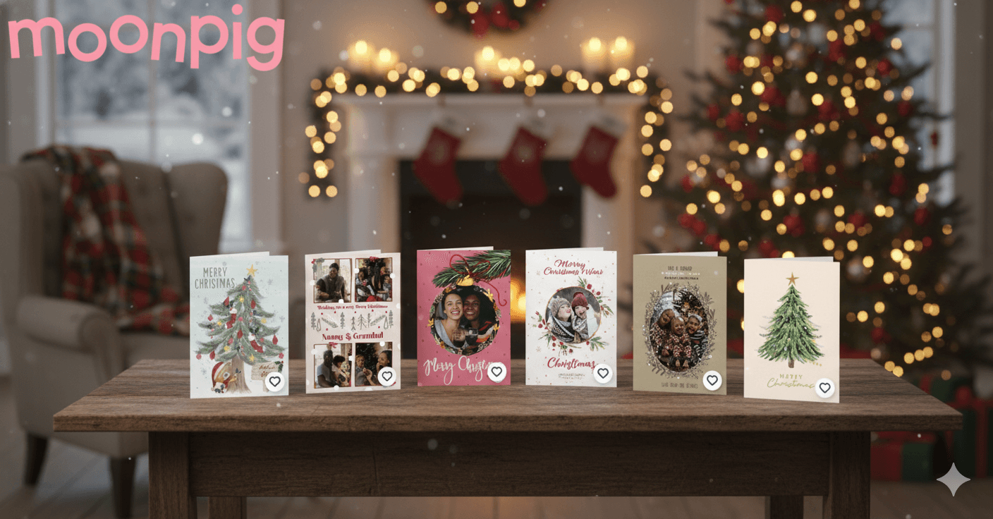 Moonpig Holiday Postcards