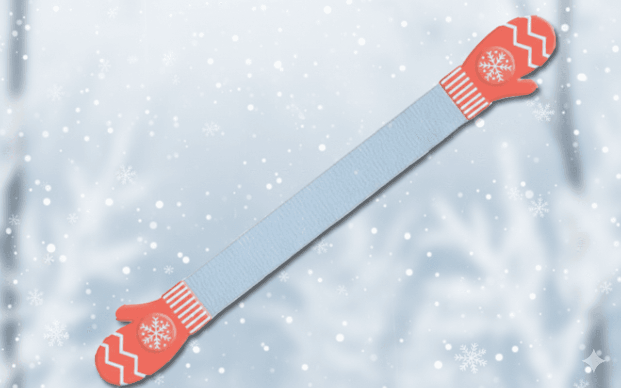 JCPenney Mitten Bookmark