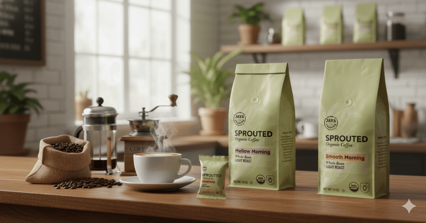 Java Trading Sprouted Ground Coffee