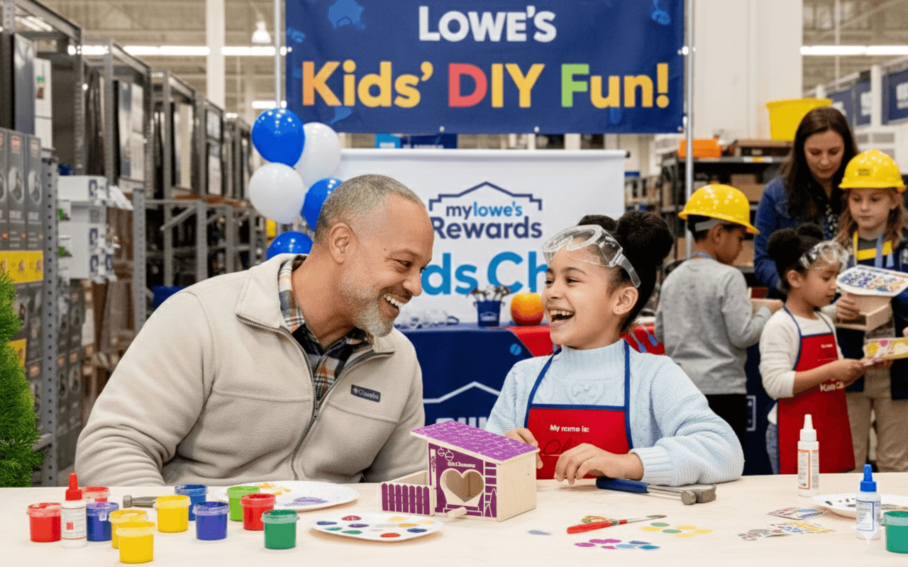 Lowe's Kids Birdhouse Workshop