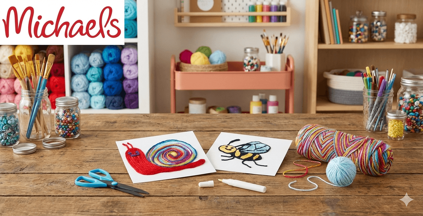 Michaels Yarn Painting Craft