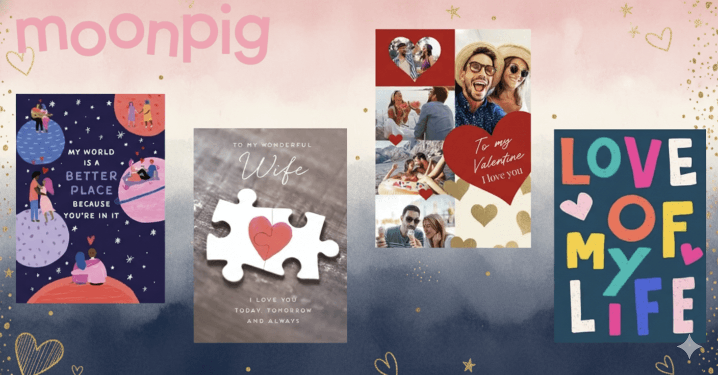 Moonpig Valentine's Card