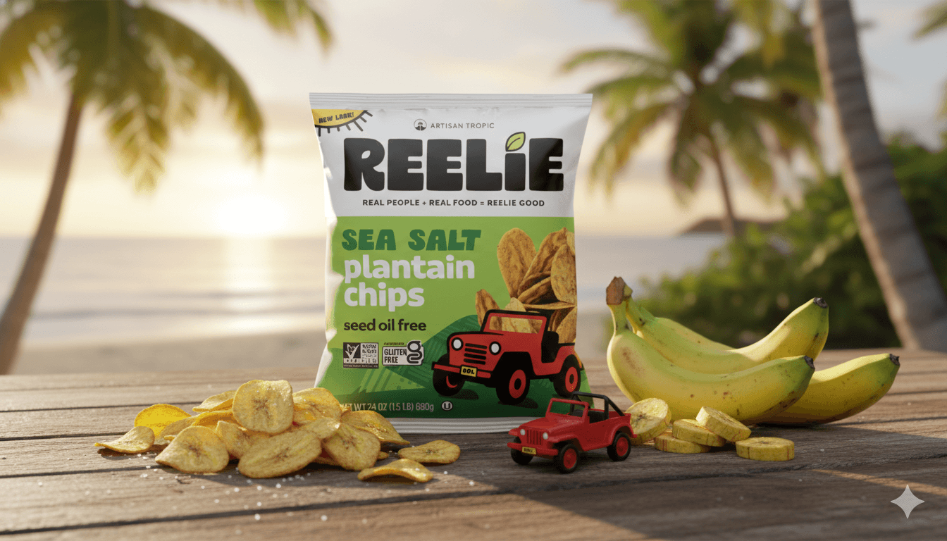 Reelie Sea Salt Plantain Chips