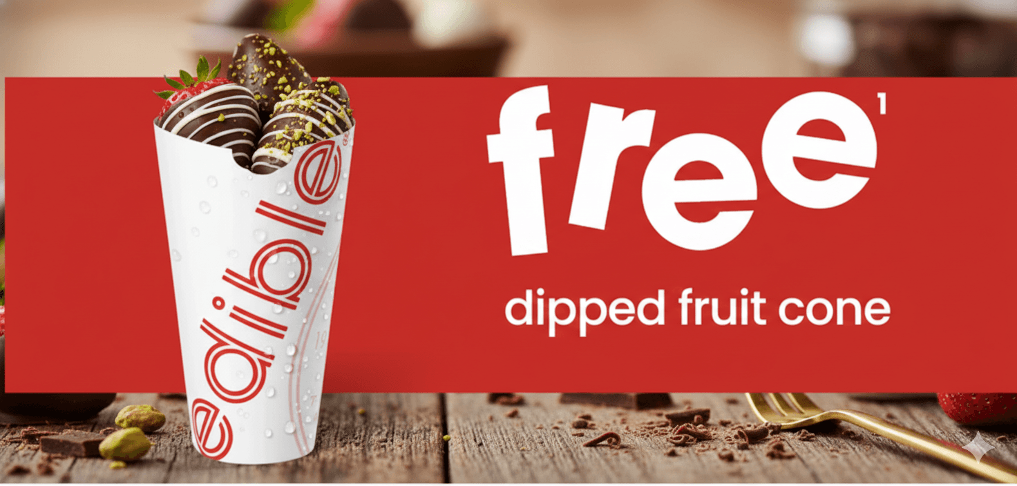 Edible Arrangements Chocolate Fruit Cone