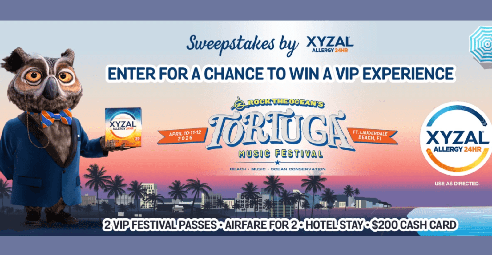 Xyzal Tortuga VIP Passes