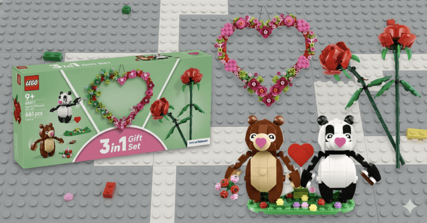 LEGO Hearts & Flowers Set