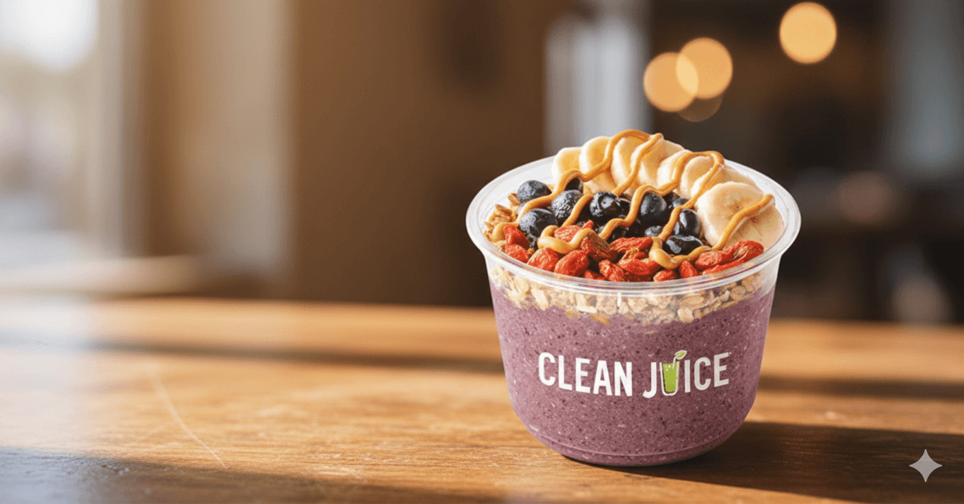 Clean Juice Açaí Bowl