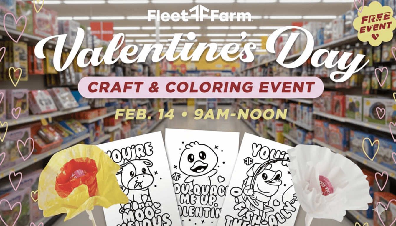 Fleet Farm Valentine Craft Event