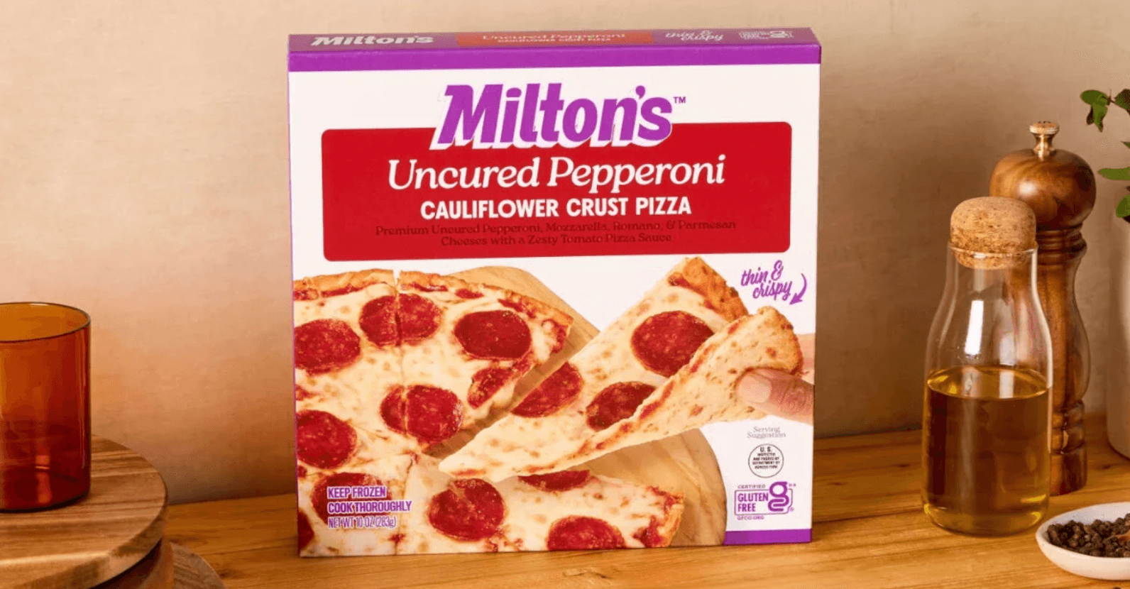 Milton's Cauliflower Crust Pizza