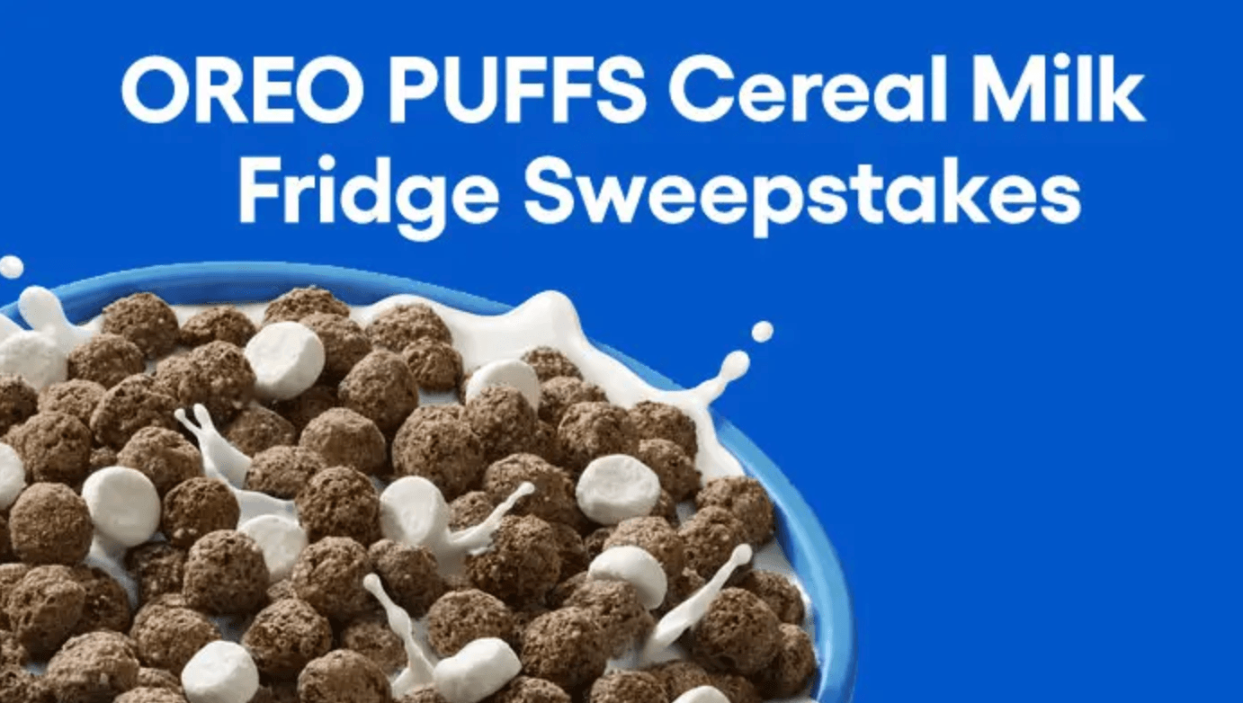 OREO PUFFS Milk Dispenser