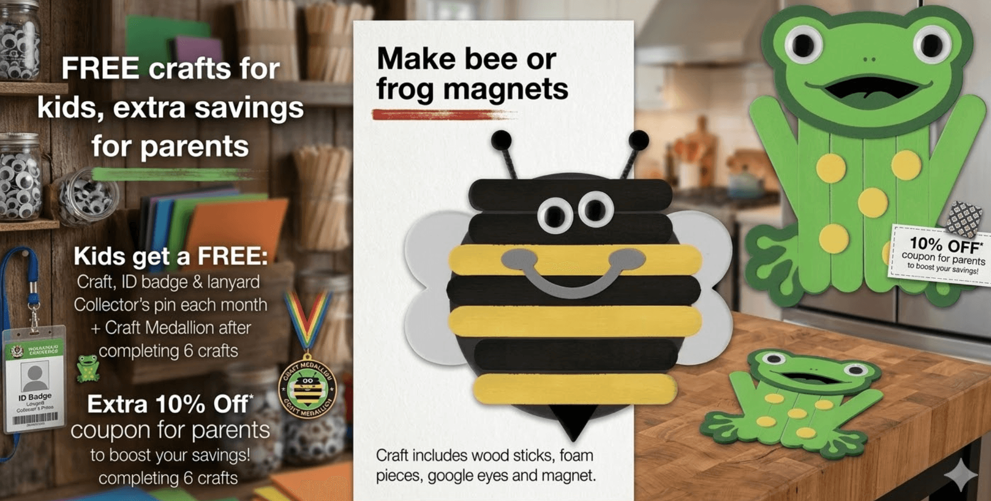 JCPenney Kids Craft Magnets