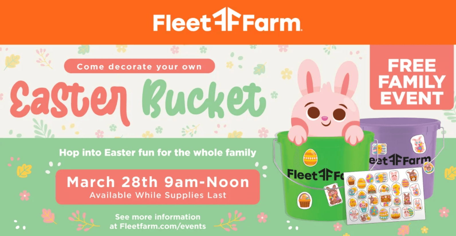 Fleet Farm Bucket Stickers