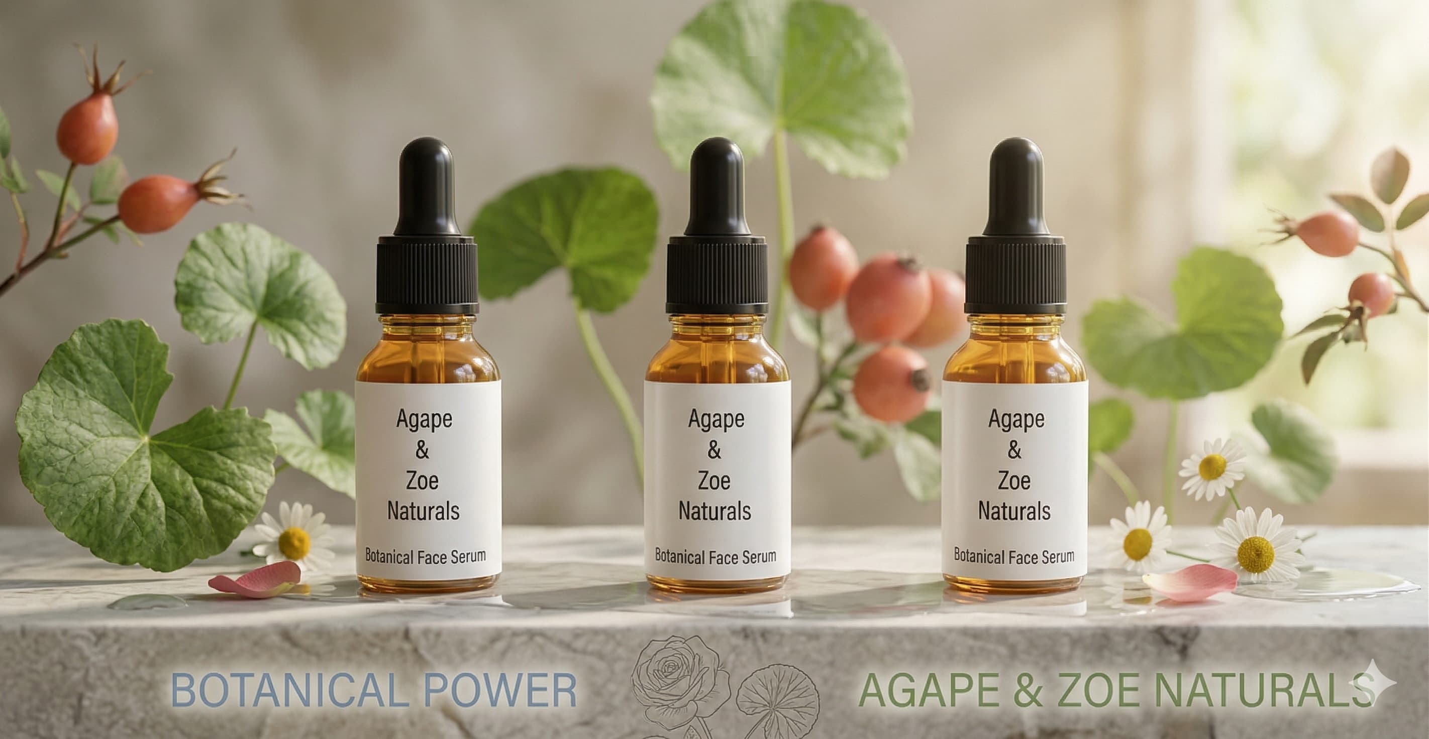 Agape & Zoe Naturals Botanical Face Serum