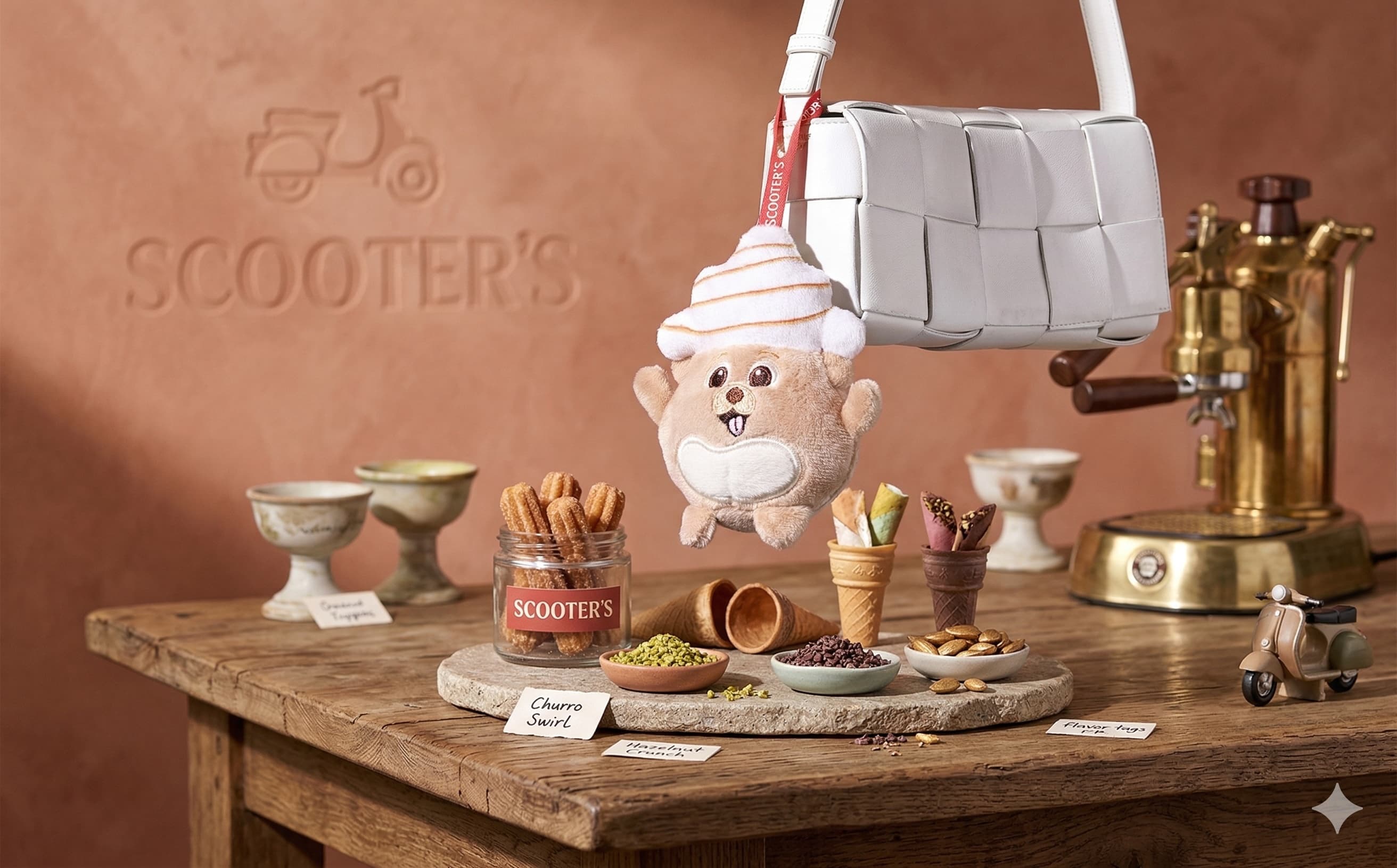 Scooter's Coffee Bag Charm