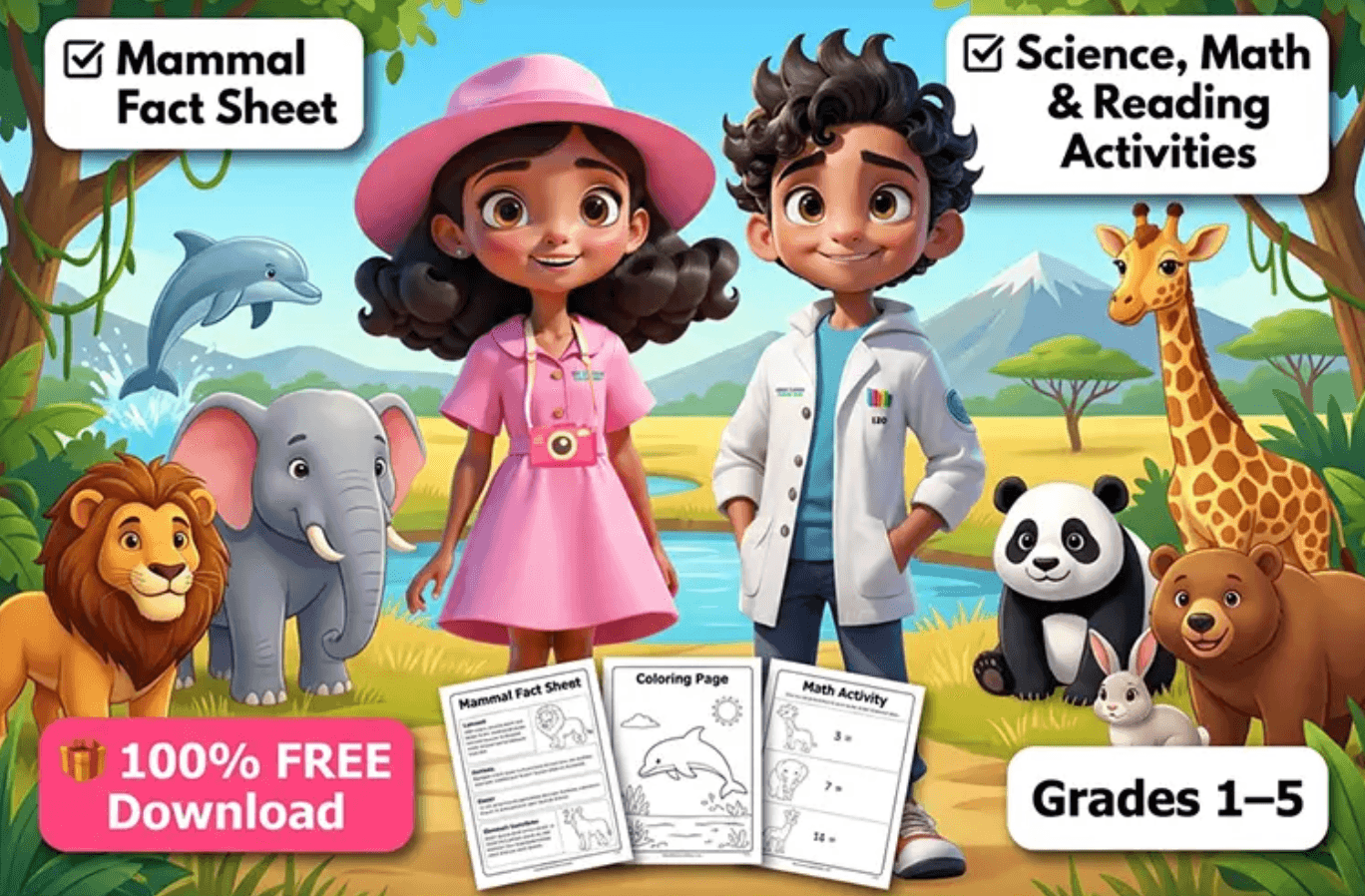 Isla & Leo Mammal Adventures