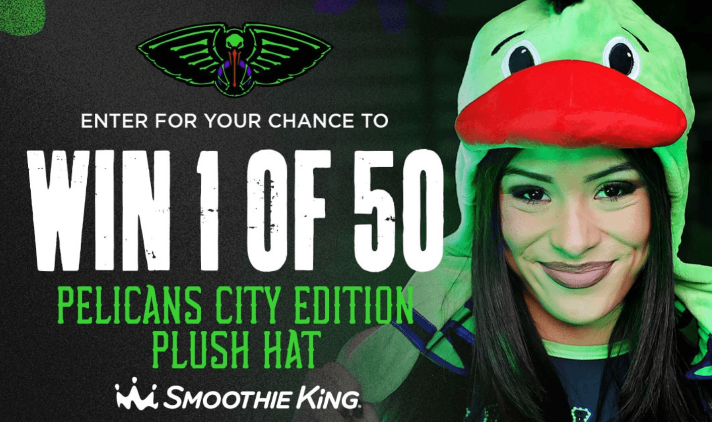 Upgrade Your Game Day Look – Win a Pelicans Plush Hat