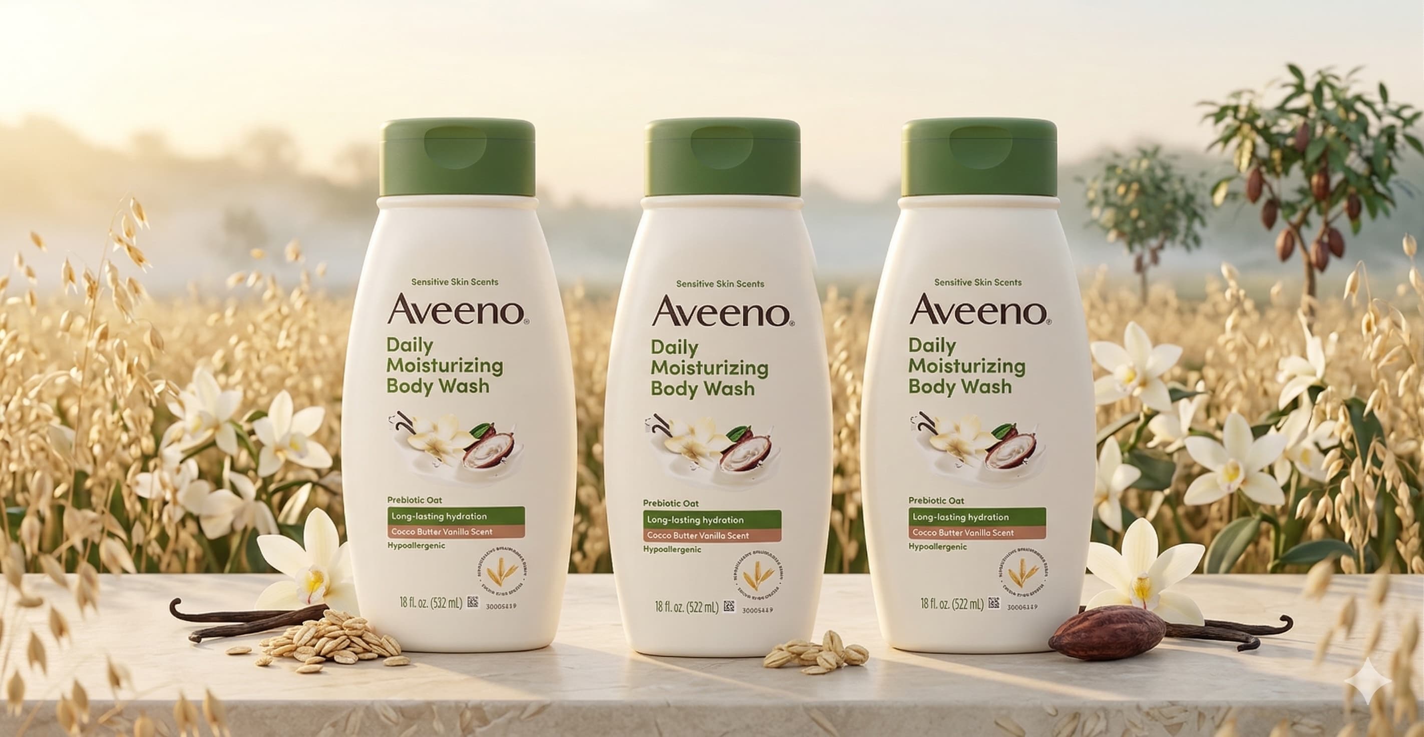 Daily Hydration Made Easy – Free Aveeno Body Wash