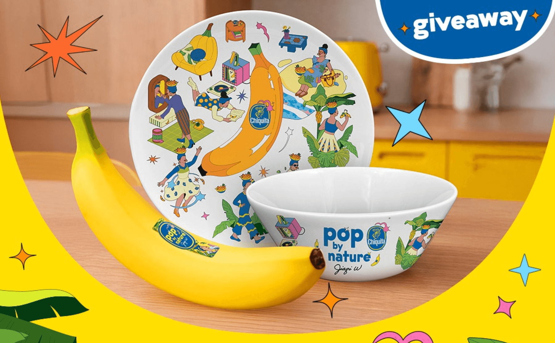 Chiquita Banana Day Giveaway – Cute Ceramic Set Up for Grabs!