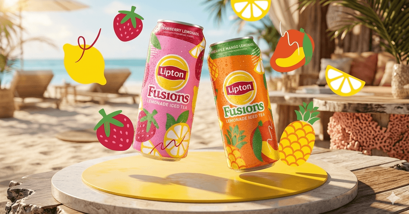 Sip Summer for FREE – Lipton Fusions Lemonade Iced Tea 🍋🧊