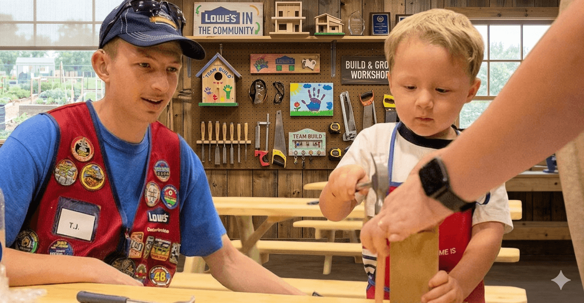 Join the FREE Kids Garden Basket Workshop at Lowe’s
